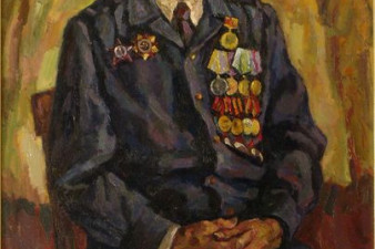 Борис Владимирович Веричев. 1988. Холст, масло. 112х74. ВОКГ